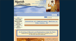Desktop Screenshot of messiahtimes.com