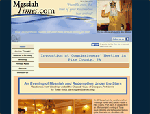 Tablet Screenshot of messiahtimes.com